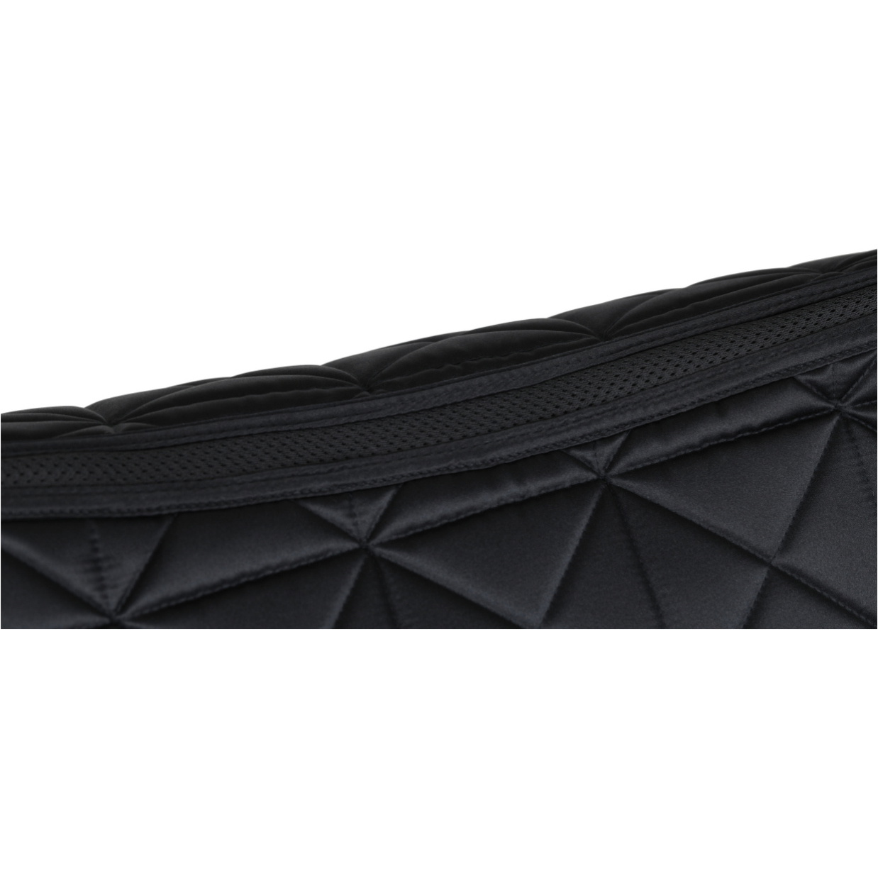 2026 WeatherBeeta Satijn Luxe Air-Tec Dressuurzadeldek 1030348 - Black